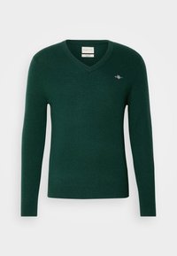V NECK - Strikkegenser - tanne