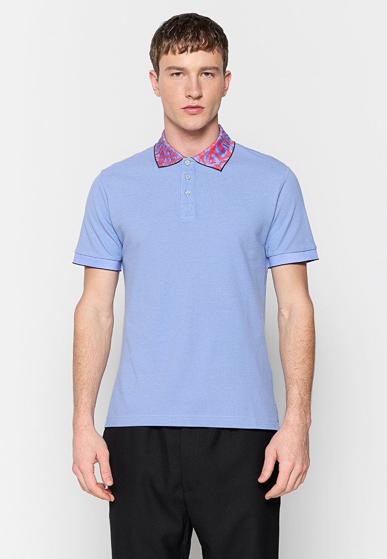 Versace Jeans Couture Poloshirt lichtblauw Versace Jeans Couture Poloshirt lichtblauw