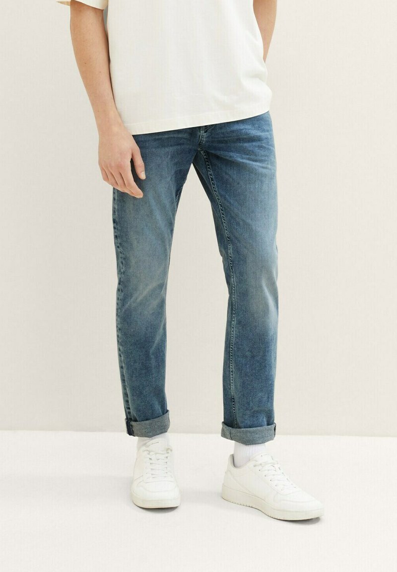 TOM TAILOR DENIM - SLIM PIERS - Džíny Slim Fit - used light stone blue denim, Zvětšit