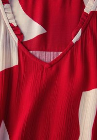 Street One MIT PRINT - Freizeitkleid - rot