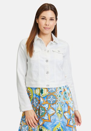 MIT WASCHUNG - Giacca di jeans - bright white