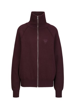 ALMIRA - Sweatjacke - cherry lacquer