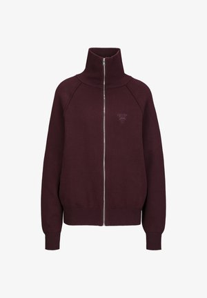 ALMIRA - Sweat zippé - cherry lacquer