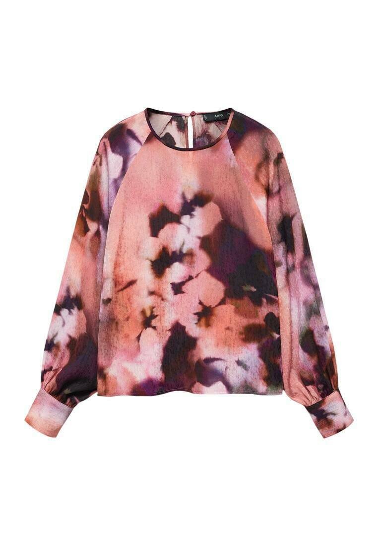 Mango Blouse donkerroze