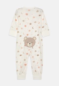 Lindex BEAR AT BACK UNISEX - Natdragt - light dusty white
