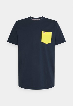CONTRAST POCKET TEE - Triko s potiskem - twilight navy