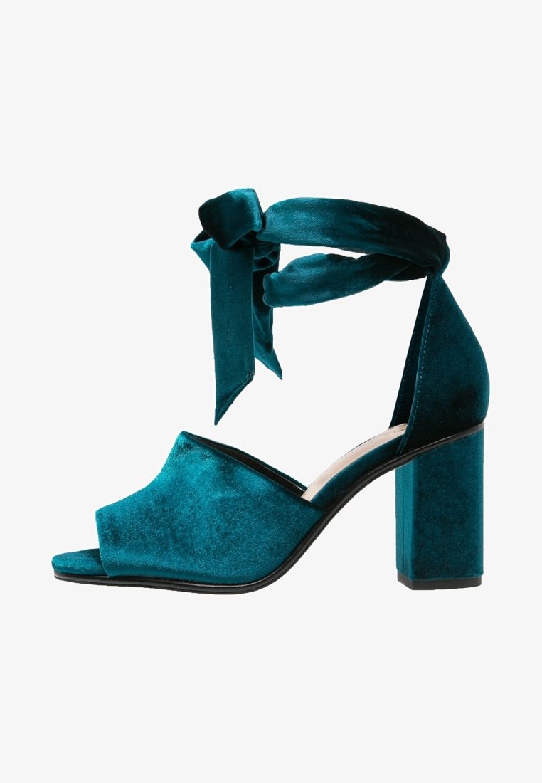 River Island Sandaalit nilkkaremmillä - teal
