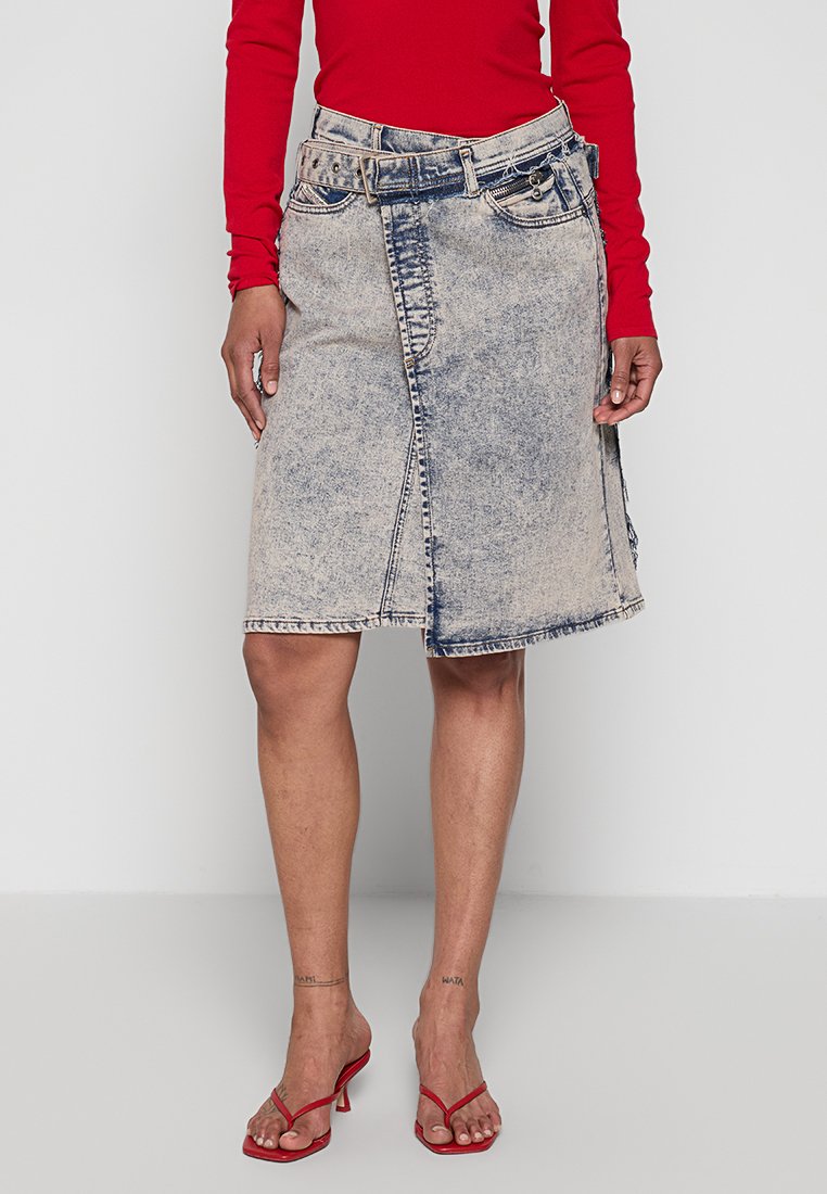 Diesel Jeansrok blauwgrijs