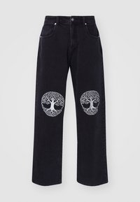 THUJA UNISEX - Jean large - washed black