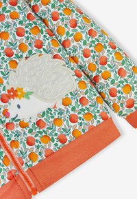 JoJo Maman Bébé HEDGEHOG APPLIQUE COSY  - Cipzáras pulóver - rust