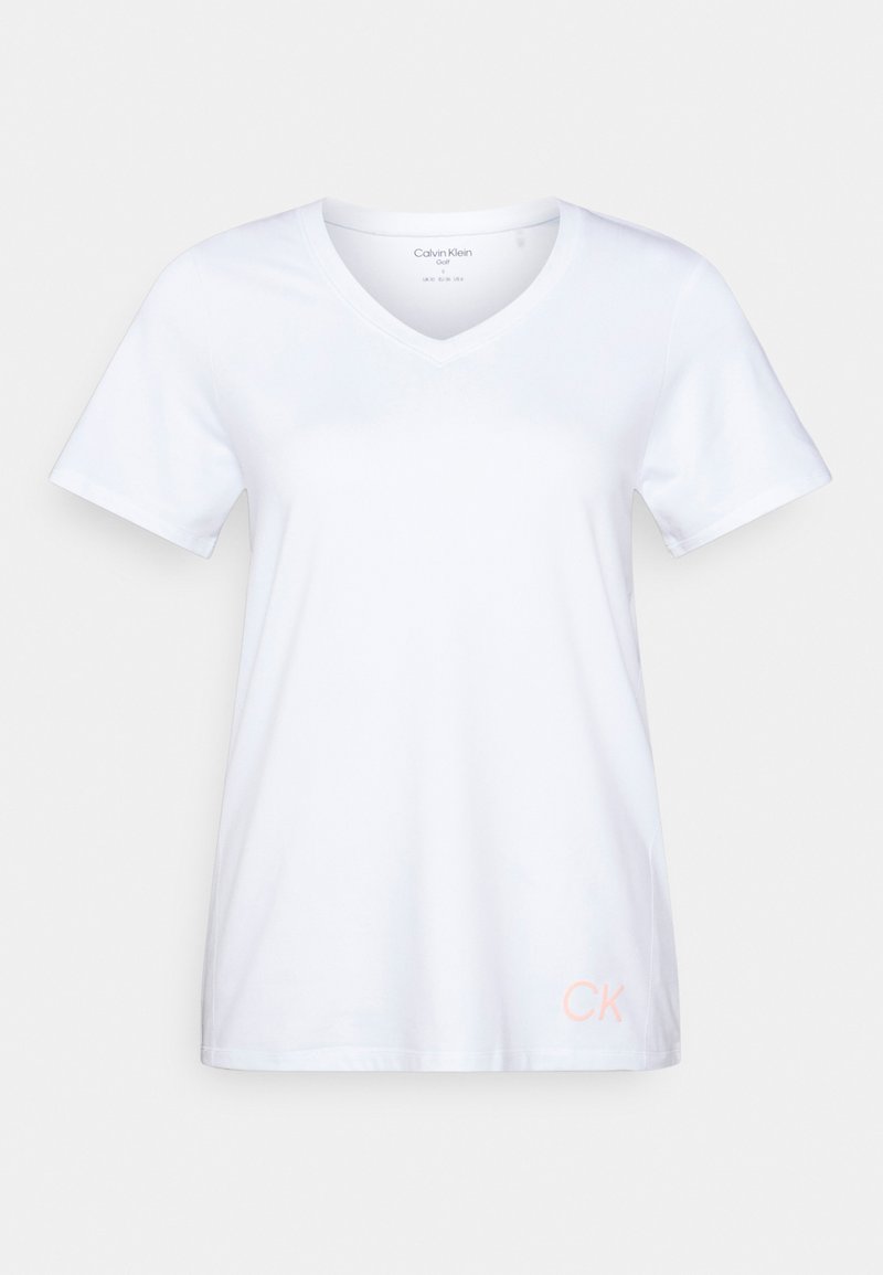 Damen Sportbekleidung | Calvin Klein Golf RELAXED T-Shirt print white/weiß - DQ80611 Damen Sportbekleidung | Calvin Klein Golf RELAXED T-Shirt print white/weiß - DQ80611