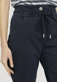TOM TAILOR Tygbyxor - dark blue