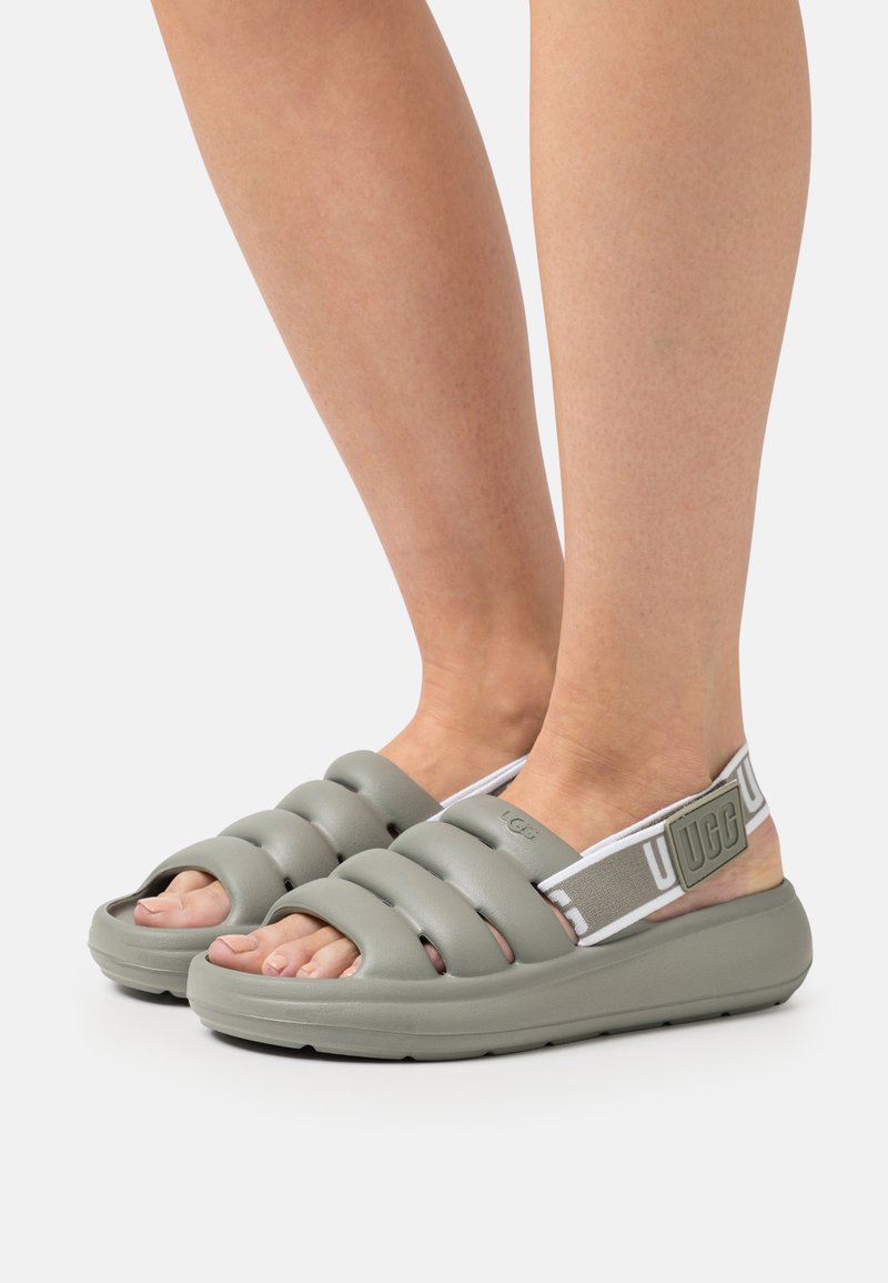 UGG SPORT YEAH Sandals moss green/olive Zalando.co.uk