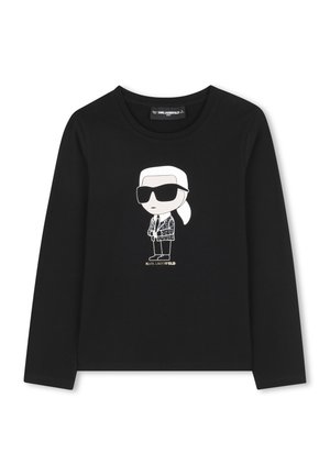 KARL LAGERFELD KIDS LONG SLEEVE - T-shirt à manches longues - black