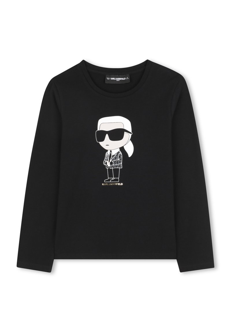 KARL LAGERFELD KIDS LONG SLEEVE - Hosszú ujjú felső - black