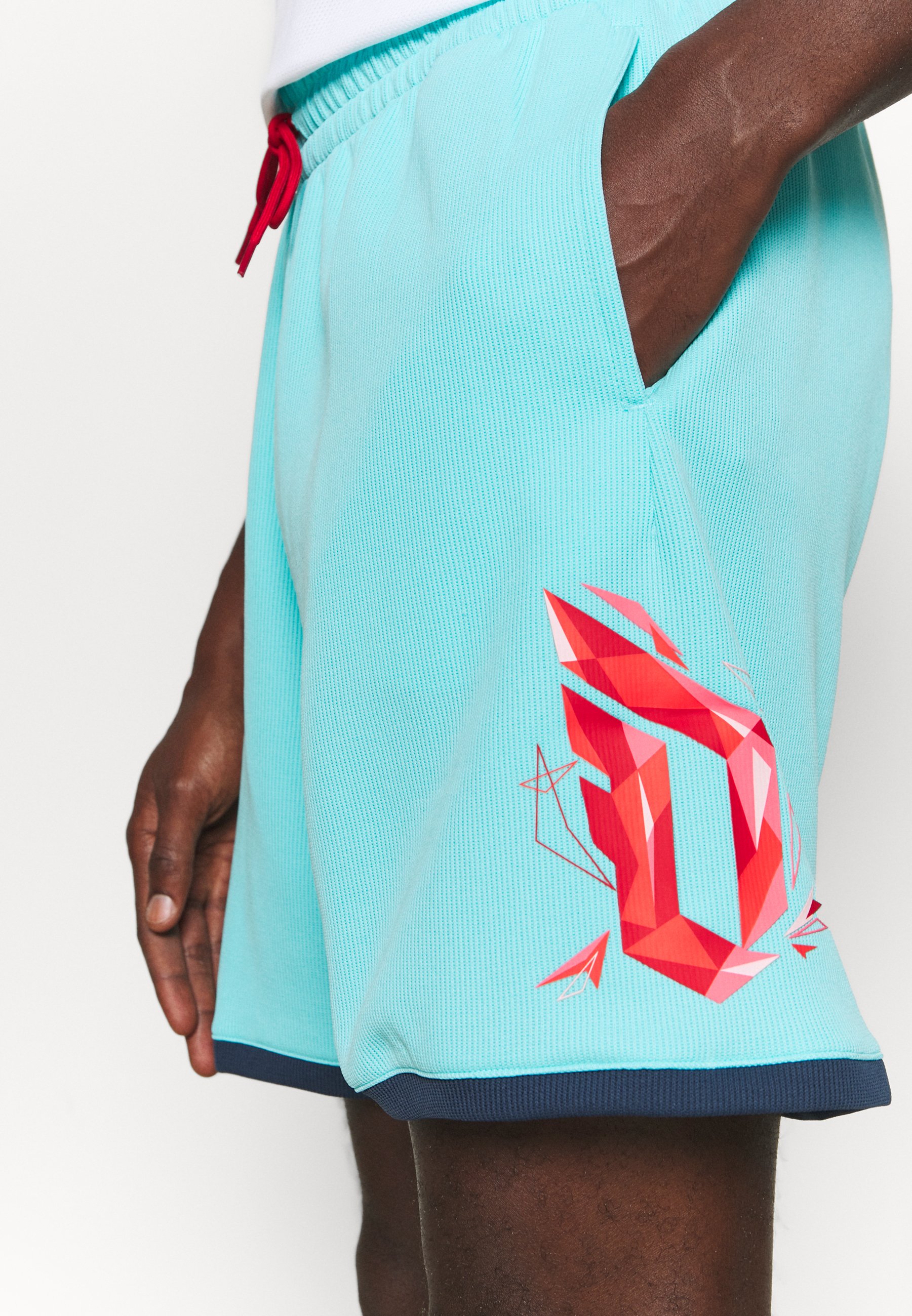 adidas Performance DAME ROLAND GARROS DAMIAN LILLARD SIGNATURE AEROREADY  WARMING - Sports shorts - pulse aqua/turquoise - Zalando.ie