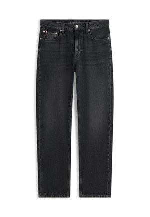 Tommy Hilfiger, DOVER WHISKERED REGULAR STRAIGHT LEG BLACK JEANS - Jeansy Straight Leg