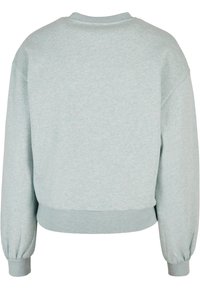 Urban Classics MELANGE CREWNECK - Mikina - salvia melange