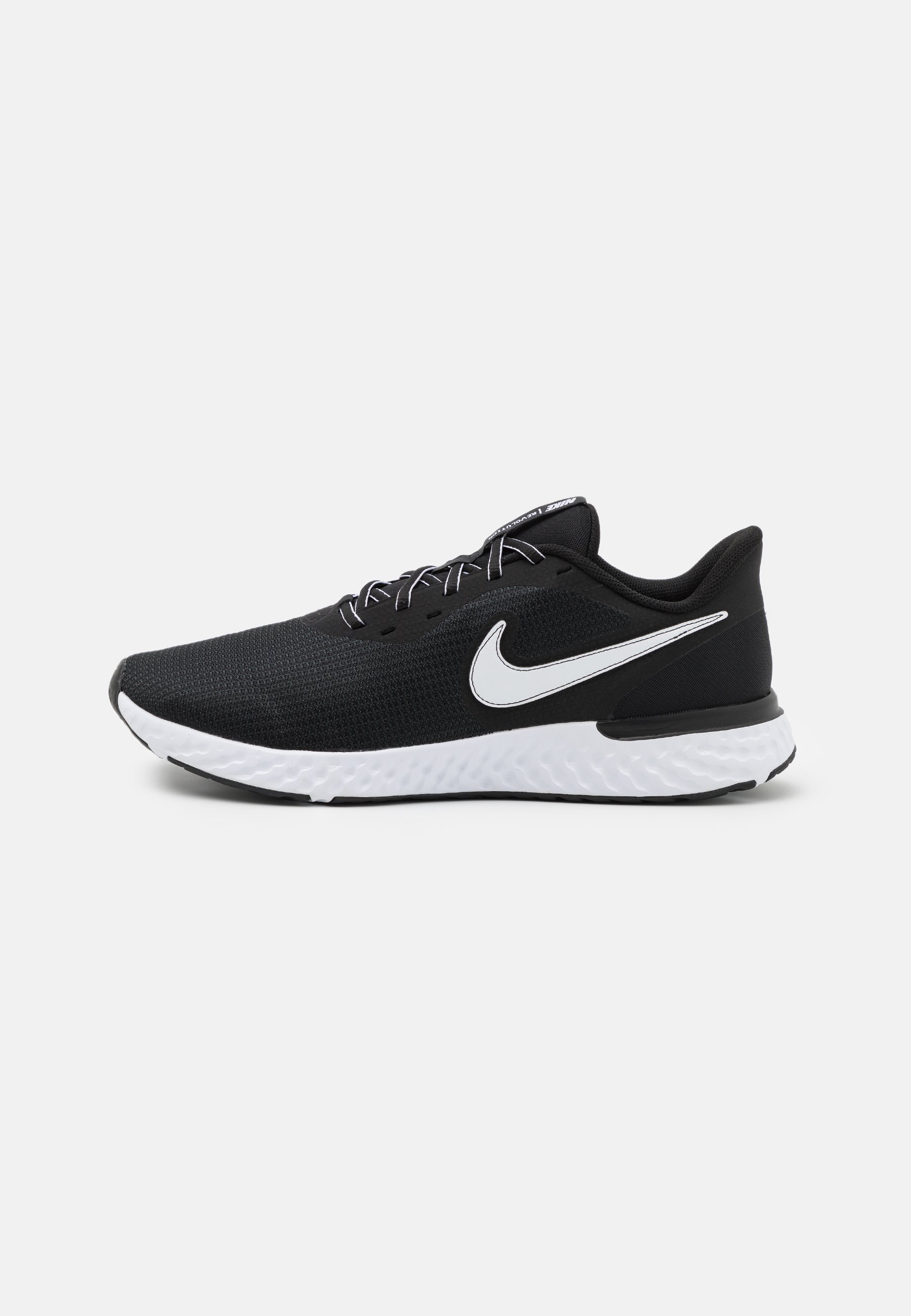 Nike Performance REVOLUTION 5 EXT - Hardloopschoenen neutraal -  black/white/dark smoke grey/Zwart - Zalando.nl
