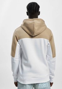 Jack & Jones JJEDAN BLOCKING SWEAT HOOD beżowy