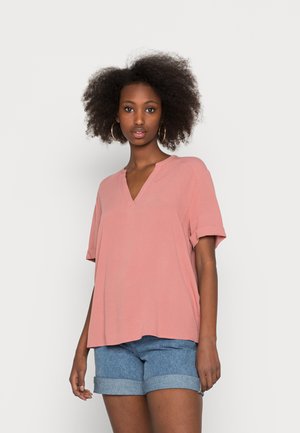 VIMOASHLY V NECK TOP - Camicetta - old rose