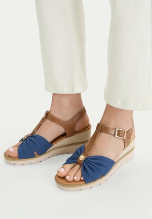 Beverly Hills Polo Club, BEVERLY HILLS POLO CLUB SANDALS WOMEN'S NAVY 5906751914915 - Platform sandals - navy