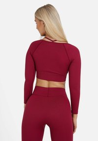 SQUATPROOF CONVEY SEAMLESS - Top s dlhým rukávom - wine