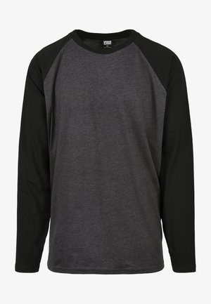 Urban Classics, RAGLAN CONTRAST LS - Longsleeve - charcoal/black