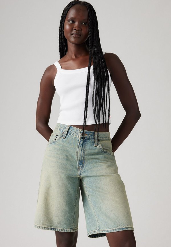 BAGGY DAD JORT - Denim shorts - i told you4