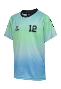 Hummel - SHIMMER - T-shirt imprimé - lichen blue Image miniature 1
