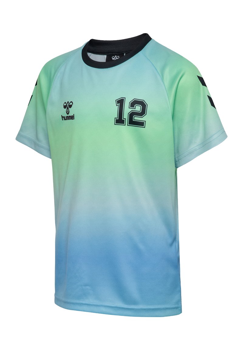 Hummel - SHIMMER - T-shirt imprimé - lichen blue, Agrandir