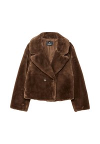 DOUBLE-BREASTED - Talvitakki - dark brown