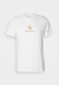 SHADOW LOGO TEE - Print T-shirt - bright white
