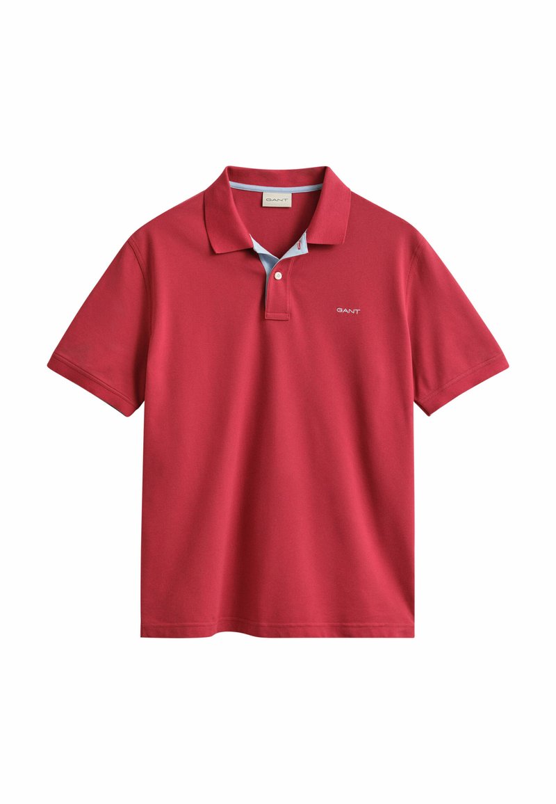 GANT CONTRAST - Polo - muted red