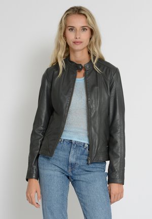 Mustang Lederjacke - anthra