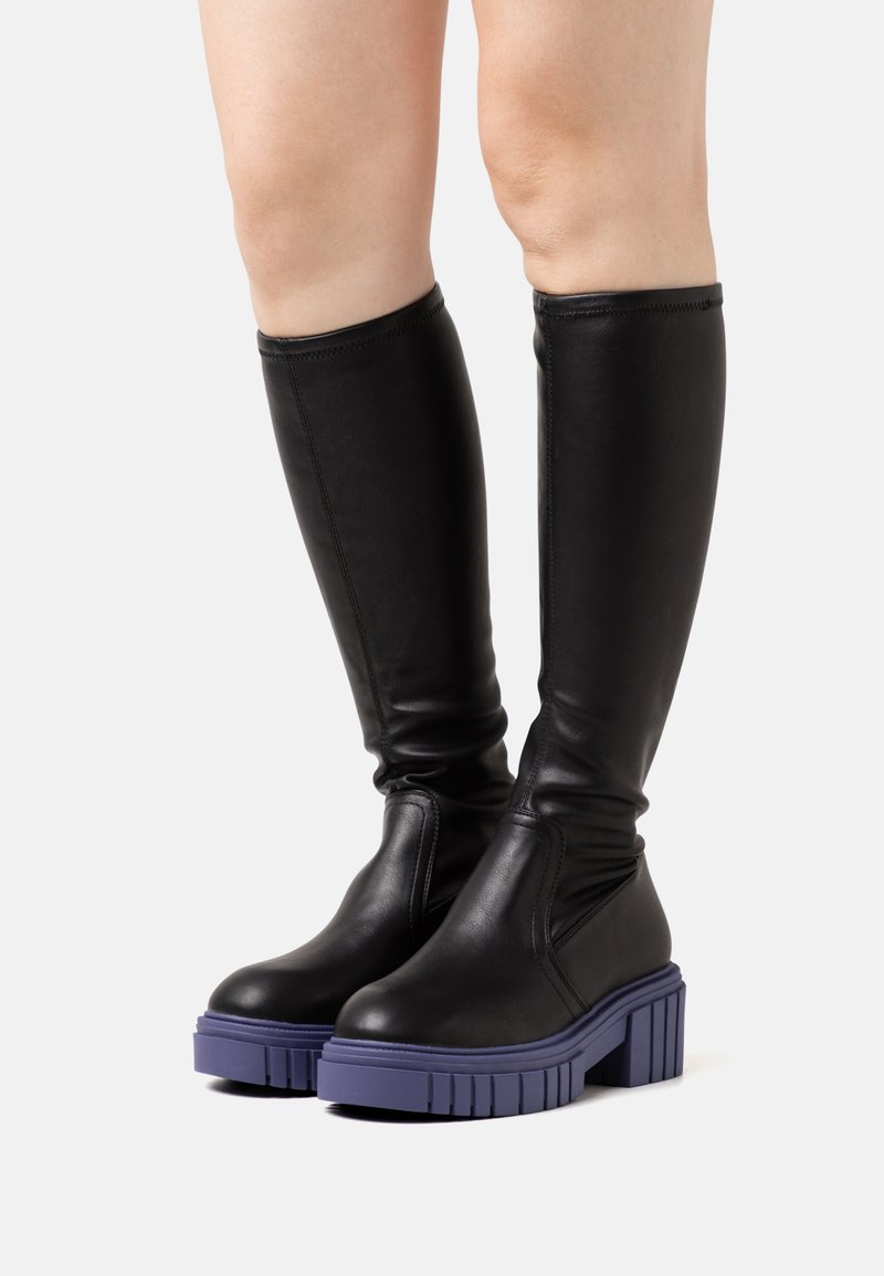 Call it Spring VEGAN Platform boots black Zalando.ie