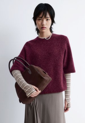 Jumper - burgundy