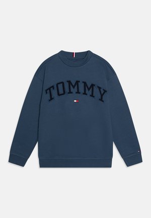 VARSITY EMBROIDERY - Mikina - aegean sea