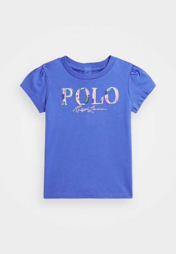 FLORAL LOGO COTTON JERSEY TEE - Print T-shirt