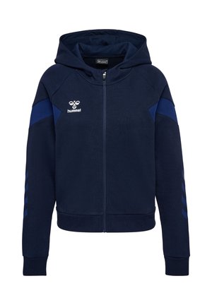 Hummel TRAVEL - Zip-up sweatshirt - marine