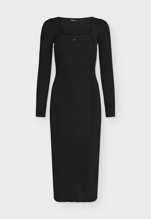 Tommy Jeans, MIDI BODYCON DRESS - Robe de jour - black