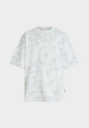 Carlo Colucci, T-shirt print - light blue