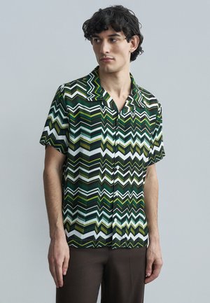 SHORT SLEEVE SHIRT - Chemise - green tones