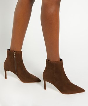 Dune London, DUNE LADIES OBSESSIVELY HIGH HEEL ANKLE BOOTS - Cowboy-/Bikerlaarsjes - dark tan