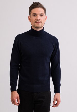 CASH-MERE ROLLKRAGEN - Maglione - marine blau