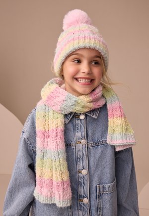 Next REGULAR FIT SET  - Sciarpa - pink rainbow