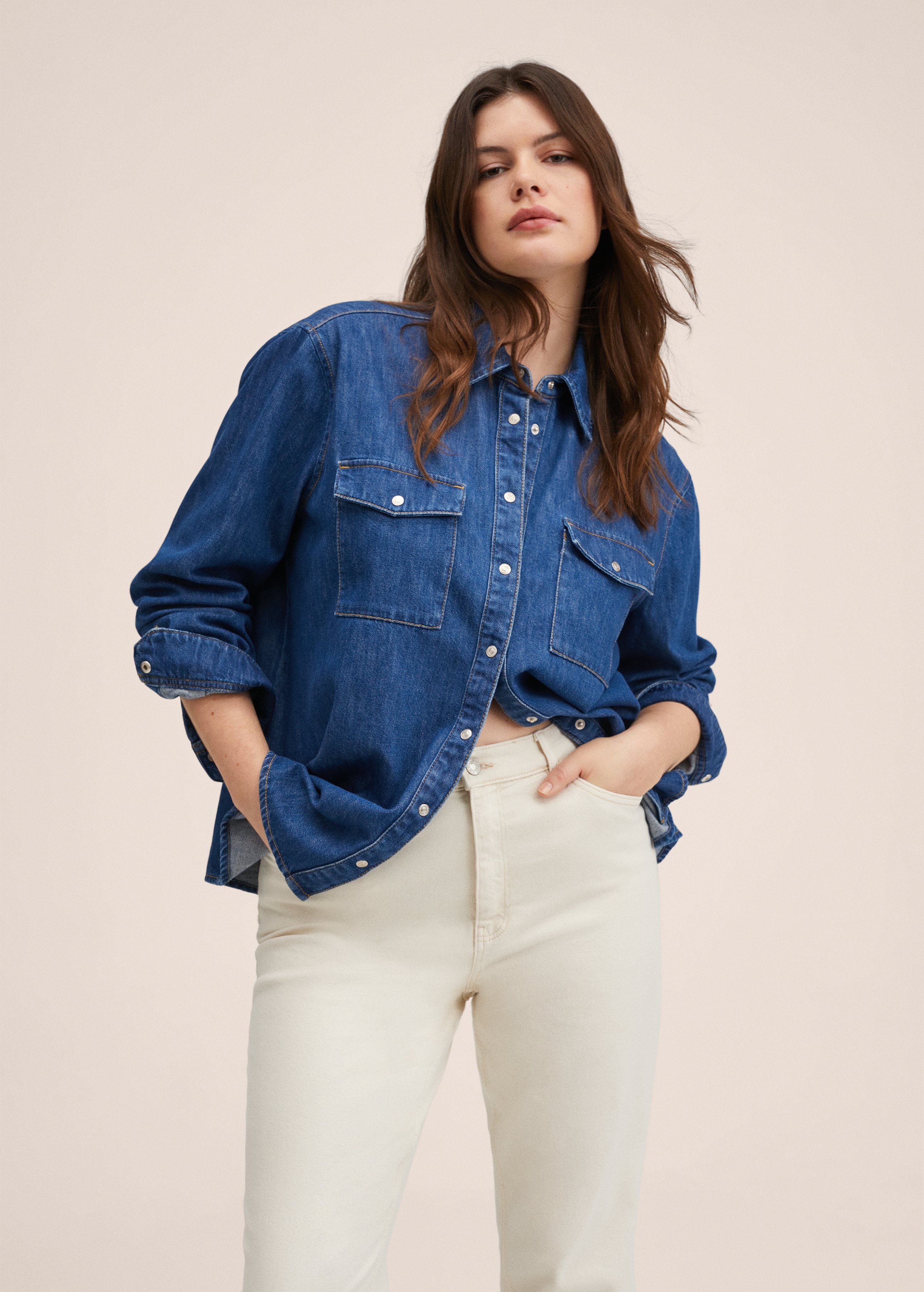 Mango NEWMOM - Jeans slim fit - cremeweiß/avorio - Zalando.it