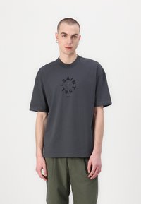 AllSaints TIERRA CREW - Apdrukāts T-krekls - jackson blue