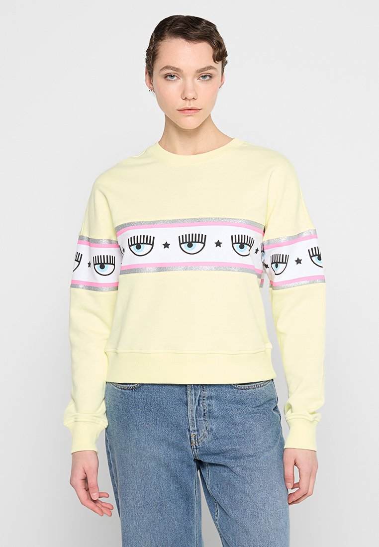 CHIARA FERRAGNI Sweater lichtgeel