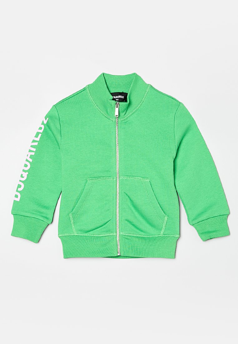 Dsquared2 Sweater met rits groen